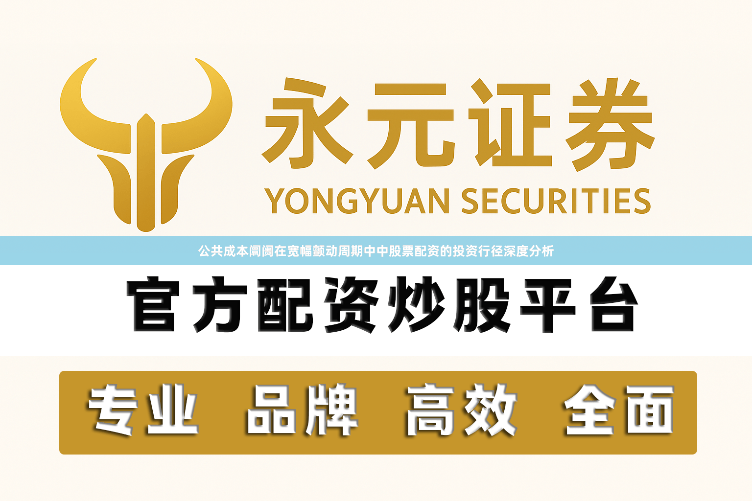 公共成本阛阓在宽幅颤动周期中中股票配资的投资行径深度分析