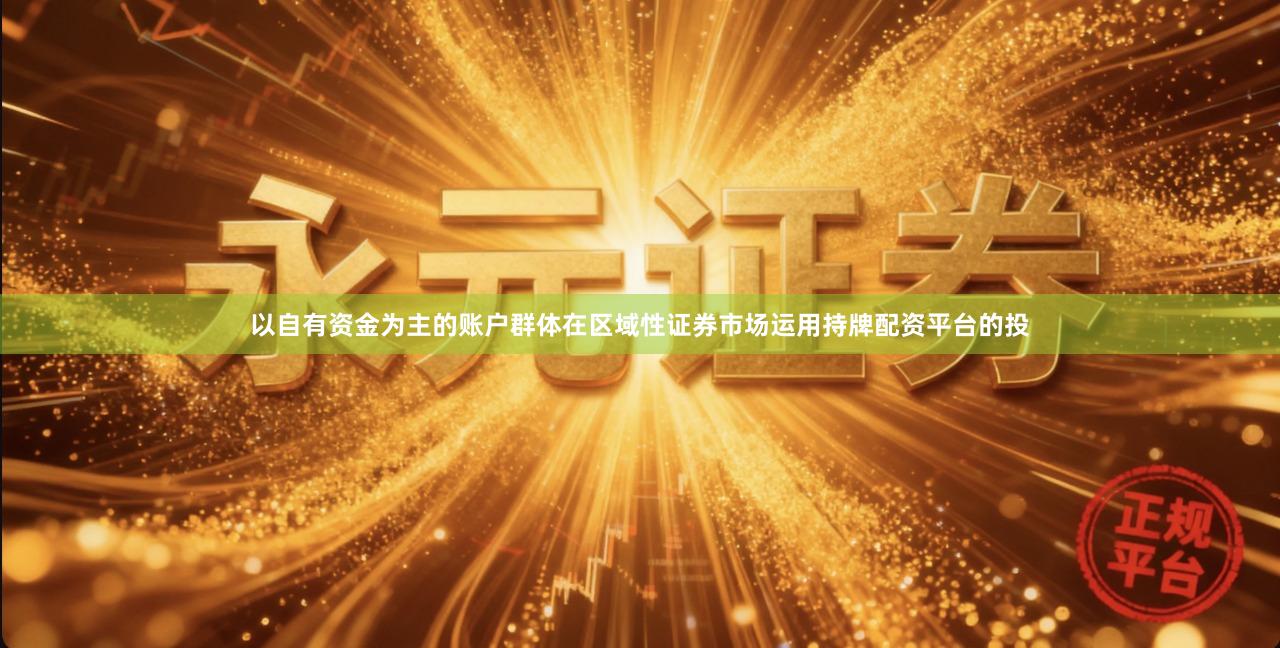 以自有资金为主的账户群体在区域性证券市场运用持牌配资平台的投